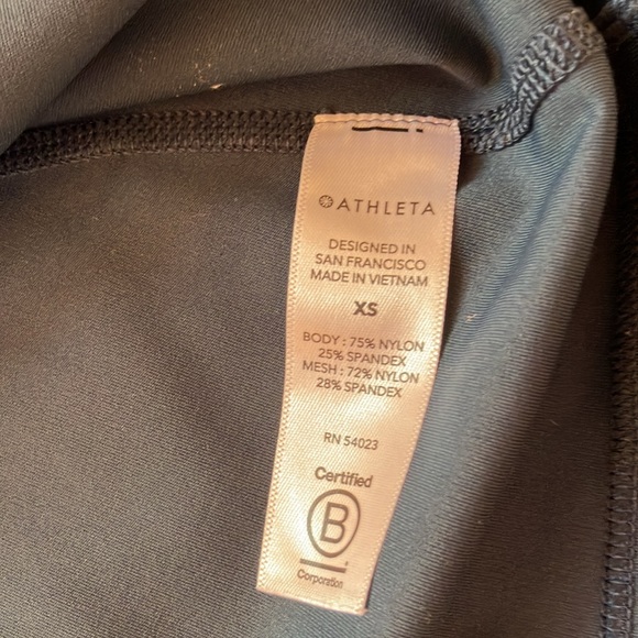 Host Pick! Athleta racerback tanktop in navy. Size X-small. In GUC. - Picture 8 of 8